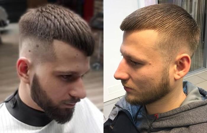 Прическа фейд: что это такое, фото мужских стрижек low, mid, high, skin, scissor, taper fade, модные варианты — гриб, короткий, средний фейдинг с дымчатым переходом, как у Элджея, техника выполнения, схема, видео, как подобрать по типу лица