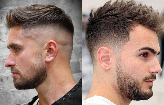 Прическа фейд: что это такое, фото мужских стрижек low, mid, high, skin, scissor, taper fade, модные варианты — гриб, короткий, средний фейдинг с дымчатым переходом, как у Элджея, техника выполнения, схема, видео, как подобрать по типу лица