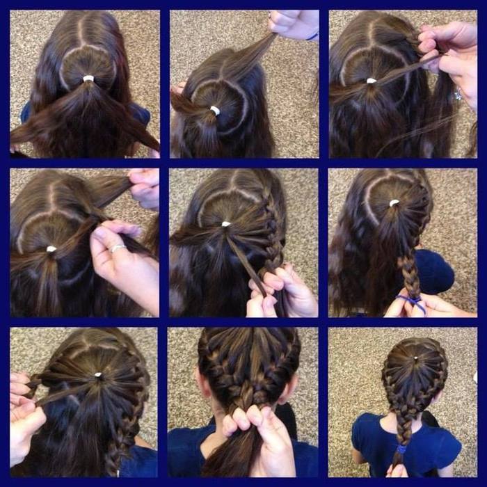 Прическа Корзинка - как плести на длинных и коротких волосах, фото