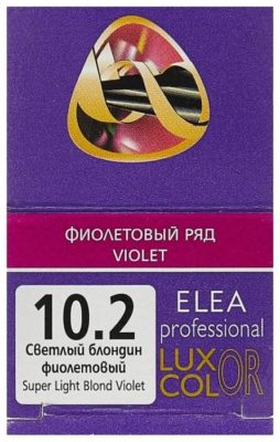10 лучших красок для волос с пепельным оттенком Elea Professional Luxor Color стойкая крем-краска для волос, 60 мл
