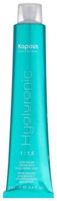 10 лучших красок для волос с пепельным оттенком Kapous Professional Hyaluronic Acid Крем-краска для волос с гиалуроновой кислотой, 100 мл