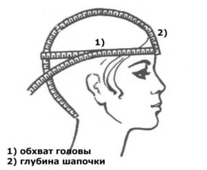 Мерки головы для вязания шапки
